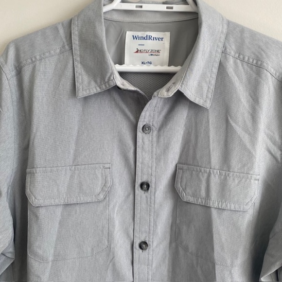WIND RIVER No Fly Zone Mosquito Repellent Women's Grey Shirt Size XL - Picture 5 of 14